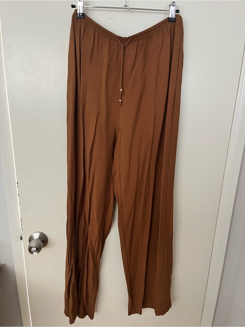 Women’s Relaxed Drawstring Pants - Brown